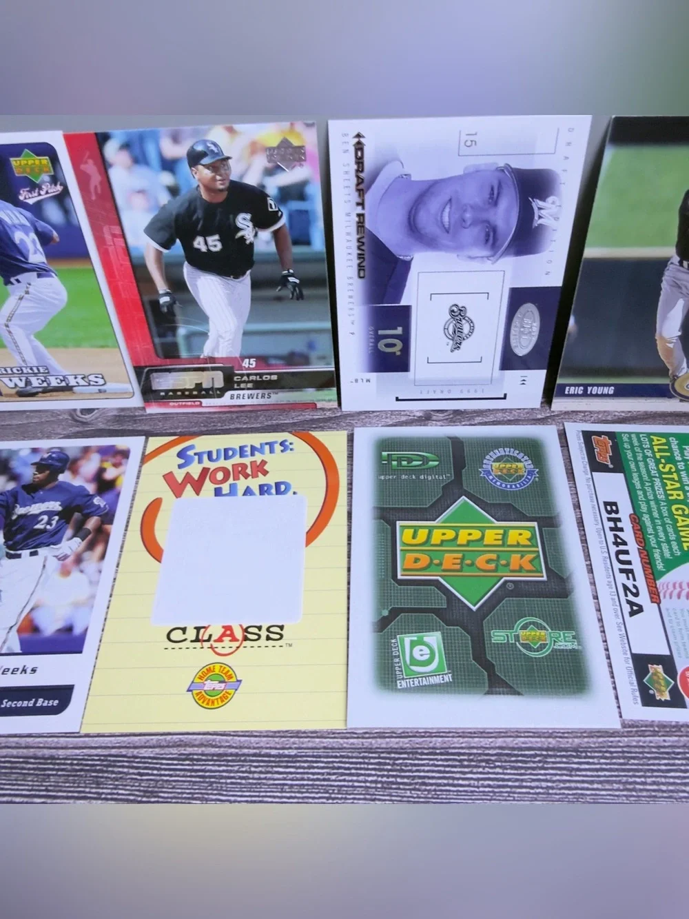 Milwaukee Brewers Card Lot 12x Weeks Burnitz Nilsson +